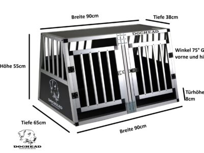 Hunde Alubox – 90x65x55 – Ecoline – Art.Nr. 9065E