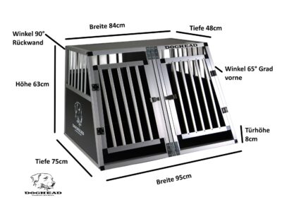Hunde Alubox – 95x75x63 EG – Ecoline – Art.Nr. 9575EGE