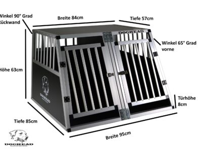 Hunde Alubox – 95x85x63 EG – Ecoline – Art.Nr. 9585EGE