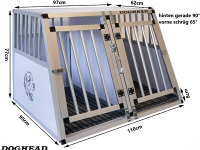 Hunde Alubox – 110x95x77 EG – Comfort – Art.Nr. 11095EGC