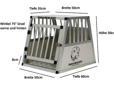 Hunde Alubox – 50x60x50 – Comfort – Art.Nr. 5060C