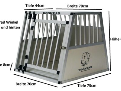 Hunde Alubox – 70x75x63 – Comfort – Art.Nr. 7075C