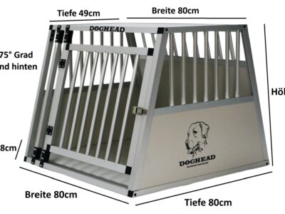 Hunde Alubox – 80x80x63 – Comfort – Art.Nr. 8080C