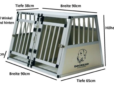 Hunde Alubox – 90x65x55 – Comfort – Art.Nr. 9065C