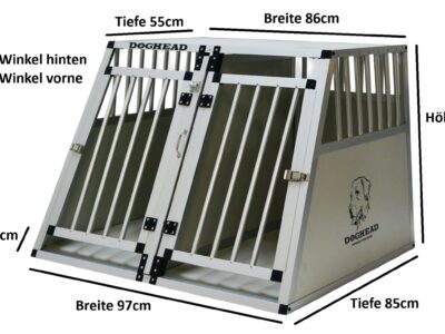 Hunde Alubox – 97x85x69 EG – Gr. 15 – Comfort – Art.Nr. 9785EGC
