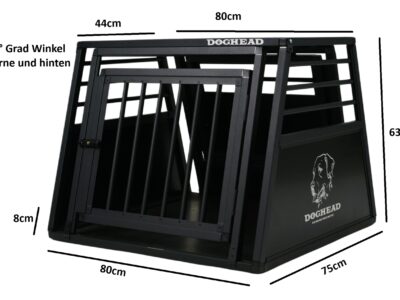 Hunde Alubox – 80x75x63 – PRO – Art.Nr. 8075P
