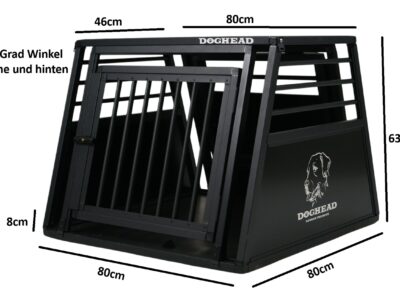 Hunde Alubox – 80x80x63 – PRO – Art.Nr. 8080P