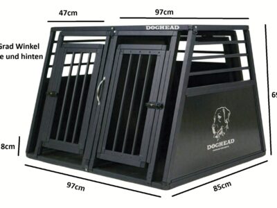 Hunde Alubox – 97x85x69 – PRO – Art.Nr. 9785P